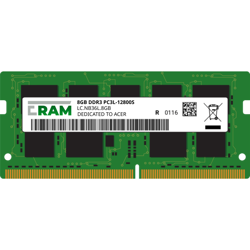 Pamięć RAM 8GB DDR3 do komputera Chromebox CXI2 Unbuffered PC3L-12800U LC.NB36L.8GB